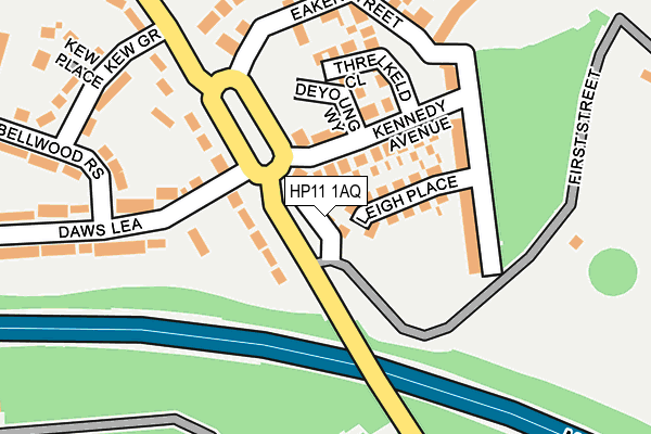 HP11 1AQ map - OS OpenMap – Local (Ordnance Survey) HP11 1AQ map - OS OpenMap – Local (Ordnance Survey)