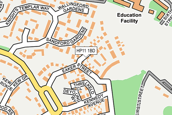 HP11 1BD map - OS OpenMap – Local (Ordnance Survey) HP11 1BD map - OS OpenMap – Local (Ordnance Survey)