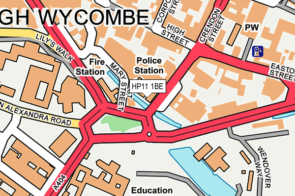 HP11 1BE map - OS OpenMap – Local (Ordnance Survey) HP11 1BE map - OS OpenMap – Local (Ordnance Survey)