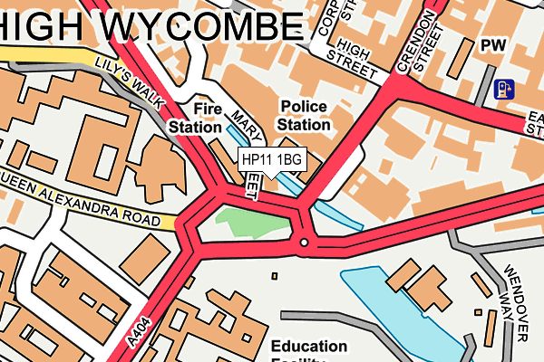 HP11 1BG map - OS OpenMap – Local (Ordnance Survey) HP11 1BG map - OS OpenMap – Local (Ordnance Survey)