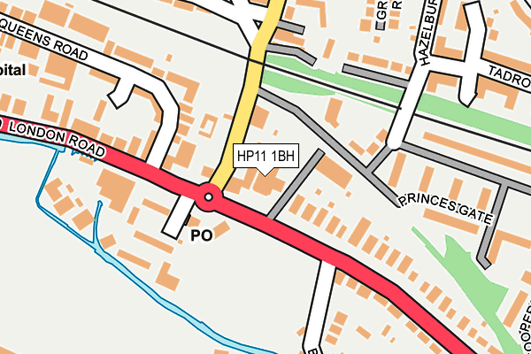 HP11 1BH map - OS OpenMap – Local (Ordnance Survey) HP11 1BH map - OS OpenMap – Local (Ordnance Survey)