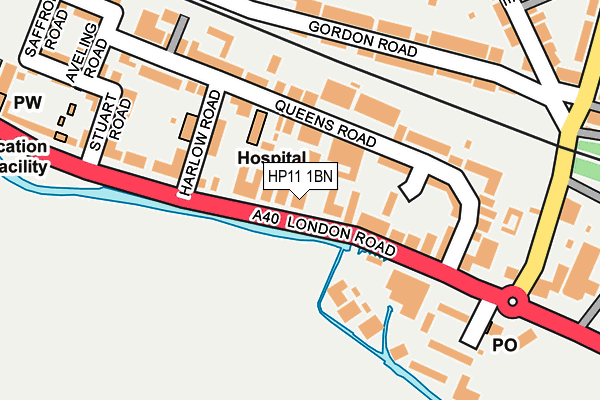 HP11 1BN map - OS OpenMap – Local (Ordnance Survey) HP11 1BN map - OS OpenMap – Local (Ordnance Survey)