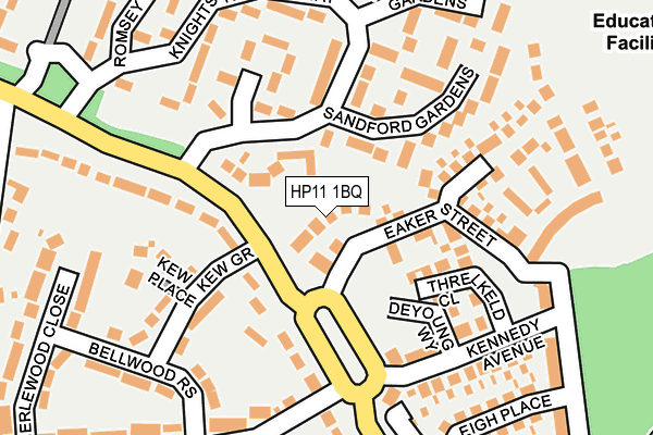 HP11 1BQ map - OS OpenMap – Local (Ordnance Survey) HP11 1BQ map - OS OpenMap – Local (Ordnance Survey)