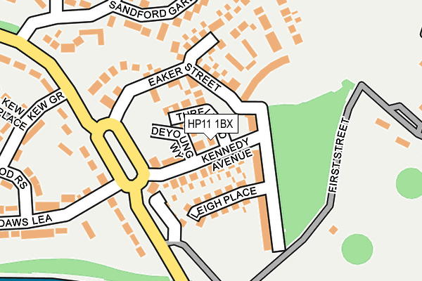 HP11 1BX map - OS OpenMap – Local (Ordnance Survey) HP11 1BX map - OS OpenMap – Local (Ordnance Survey)