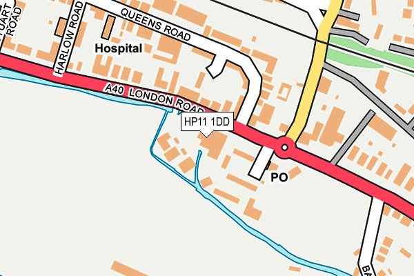 HP11 1DD map - OS OpenMap – Local (Ordnance Survey) HP11 1DD map - OS OpenMap – Local (Ordnance Survey)