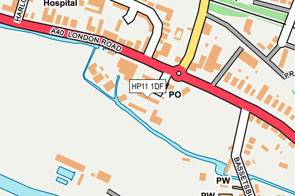 HP11 1DF map - OS OpenMap – Local (Ordnance Survey) HP11 1DF map - OS OpenMap – Local (Ordnance Survey)