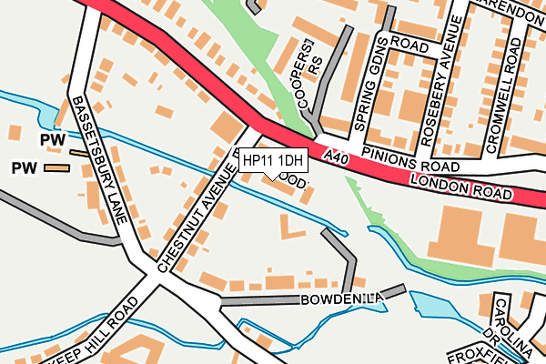 HP11 1DH map - OS OpenMap – Local (Ordnance Survey) HP11 1DH map - OS OpenMap – Local (Ordnance Survey)