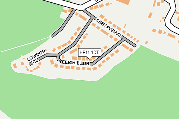 HP11 1DT map - OS OpenMap – Local (Ordnance Survey) HP11 1DT map - OS OpenMap – Local (Ordnance Survey)