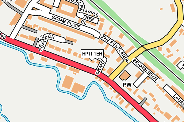HP11 1EH map - OS OpenMap – Local (Ordnance Survey) HP11 1EH map - OS OpenMap – Local (Ordnance Survey)