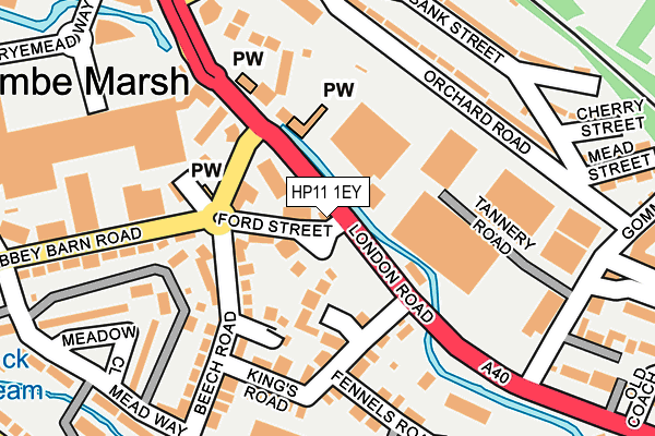 HP11 1EY map - OS OpenMap – Local (Ordnance Survey) HP11 1EY map - OS OpenMap – Local (Ordnance Survey)