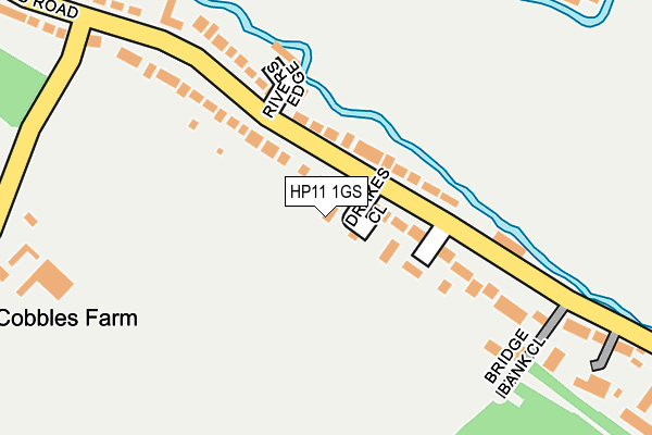 HP11 1GS map - OS OpenMap – Local (Ordnance Survey) HP11 1GS map - OS OpenMap – Local (Ordnance Survey)
