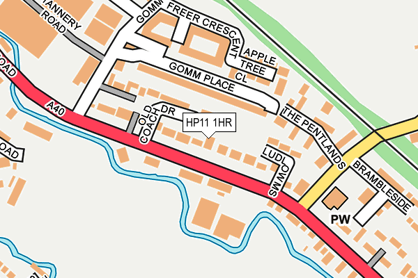 HP11 1HR map - OS OpenMap – Local (Ordnance Survey) HP11 1HR map - OS OpenMap – Local (Ordnance Survey)