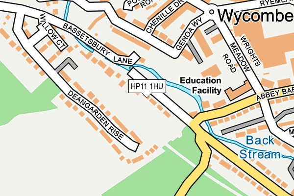 HP11 1HU map - OS OpenMap – Local (Ordnance Survey) HP11 1HU map - OS OpenMap – Local (Ordnance Survey)