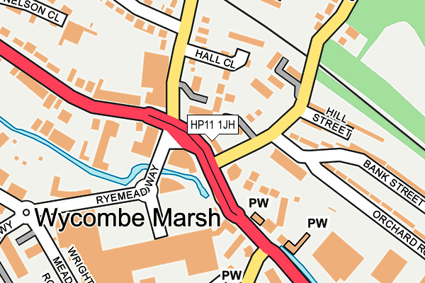 HP11 1JH map - OS OpenMap – Local (Ordnance Survey) HP11 1JH map - OS OpenMap – Local (Ordnance Survey)