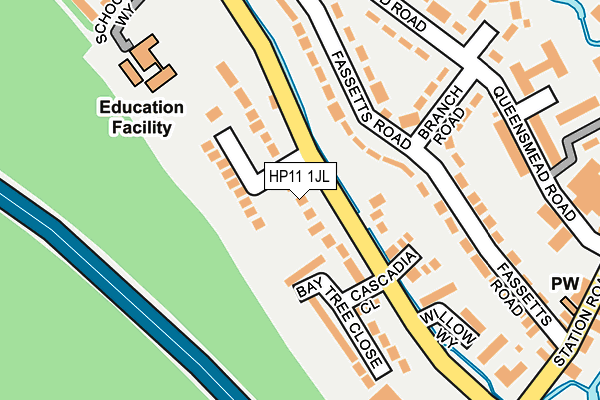 HP11 1JL map - OS OpenMap – Local (Ordnance Survey) HP11 1JL map - OS OpenMap – Local (Ordnance Survey)