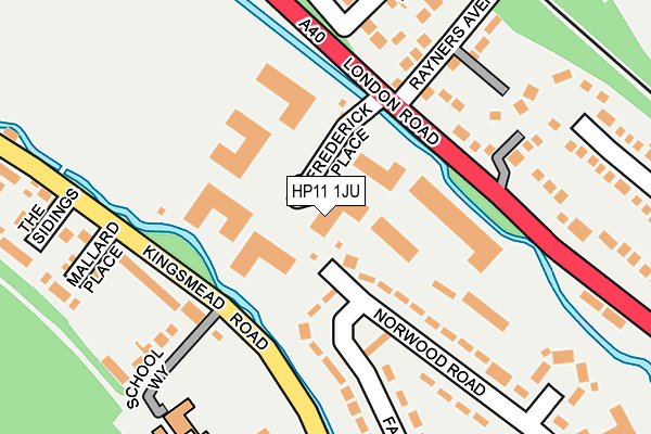 HP11 1JU map - OS OpenMap – Local (Ordnance Survey) HP11 1JU map - OS OpenMap – Local (Ordnance Survey)
