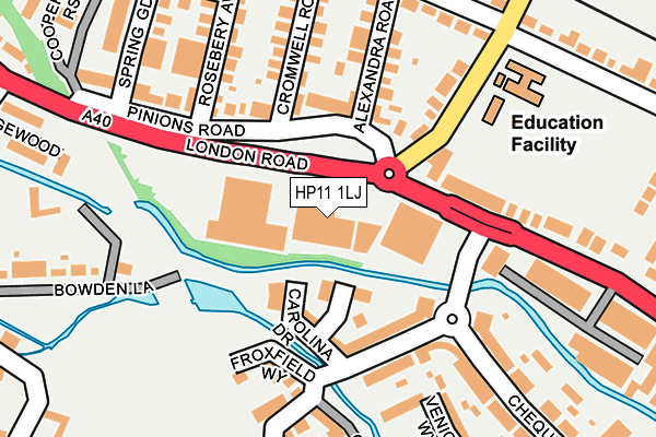 HP11 1LJ map - OS OpenMap – Local (Ordnance Survey) HP11 1LJ map - OS OpenMap – Local (Ordnance Survey)