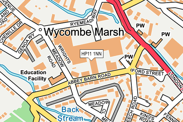 HP11 1NN map - OS OpenMap – Local (Ordnance Survey) HP11 1NN map - OS OpenMap – Local (Ordnance Survey)