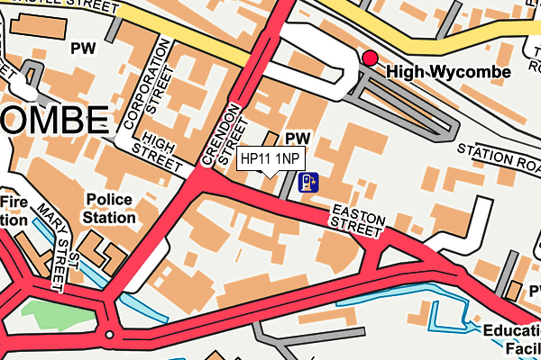 HP11 1NP map - OS OpenMap – Local (Ordnance Survey) HP11 1NP map - OS OpenMap – Local (Ordnance Survey)