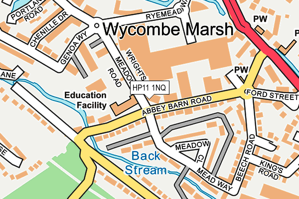HP11 1NQ map - OS OpenMap – Local (Ordnance Survey) HP11 1NQ map - OS OpenMap – Local (Ordnance Survey)