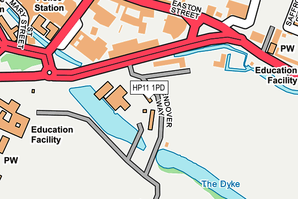 HP11 1PD map - OS OpenMap – Local (Ordnance Survey) HP11 1PD map - OS OpenMap – Local (Ordnance Survey)