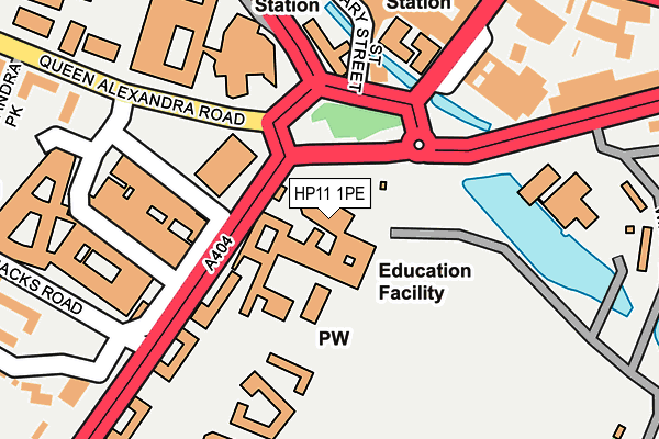 HP11 1PE map - OS OpenMap – Local (Ordnance Survey) HP11 1PE map - OS OpenMap – Local (Ordnance Survey)