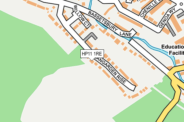 HP11 1RE map - OS OpenMap – Local (Ordnance Survey) HP11 1RE map - OS OpenMap – Local (Ordnance Survey)