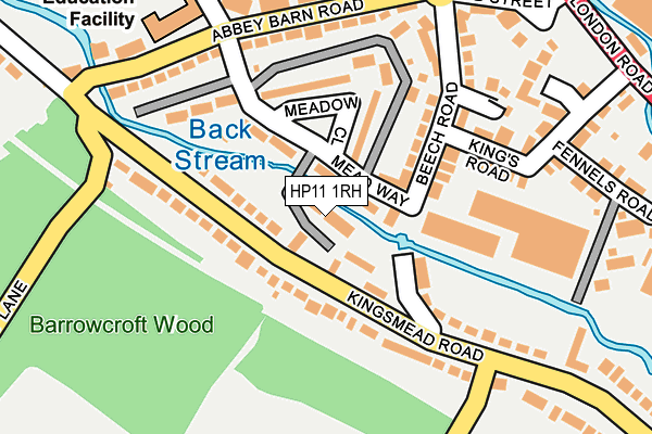 HP11 1RH map - OS OpenMap – Local (Ordnance Survey) HP11 1RH map - OS OpenMap – Local (Ordnance Survey)