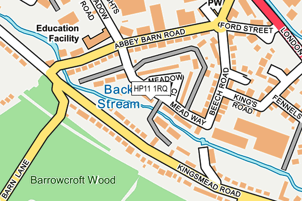 HP11 1RQ map - OS OpenMap – Local (Ordnance Survey) HP11 1RQ map - OS OpenMap – Local (Ordnance Survey)