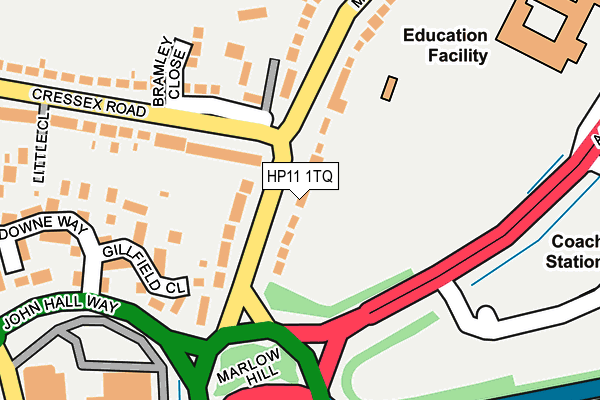 HP11 1TQ map - OS OpenMap – Local (Ordnance Survey) HP11 1TQ map - OS OpenMap – Local (Ordnance Survey)