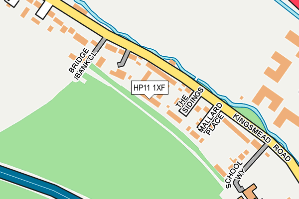 HP11 1XF map - OS OpenMap – Local (Ordnance Survey) HP11 1XF map - OS OpenMap – Local (Ordnance Survey)