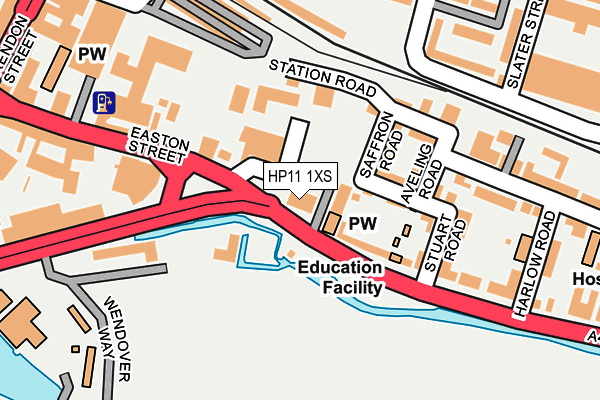 HP11 1XS map - OS OpenMap – Local (Ordnance Survey) HP11 1XS map - OS OpenMap – Local (Ordnance Survey)