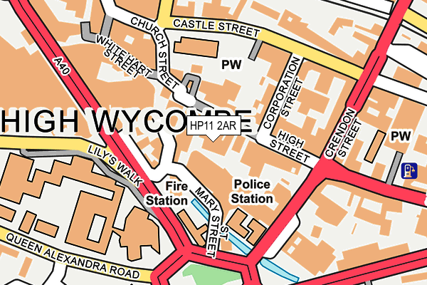 HP11 2AR map - OS OpenMap – Local (Ordnance Survey) HP11 2AR map - OS OpenMap – Local (Ordnance Survey)