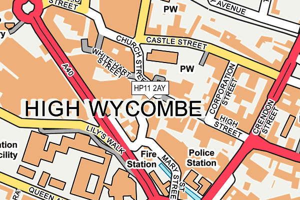 HP11 2AY map - OS OpenMap – Local (Ordnance Survey) HP11 2AY map - OS OpenMap – Local (Ordnance Survey)