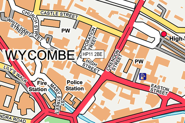 HP11 2BE map - OS OpenMap – Local (Ordnance Survey) HP11 2BE map - OS OpenMap – Local (Ordnance Survey)