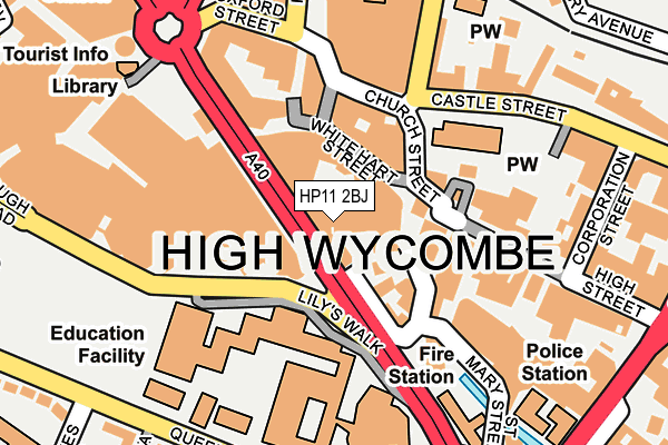 HP11 2BJ map - OS OpenMap – Local (Ordnance Survey) HP11 2BJ map - OS OpenMap – Local (Ordnance Survey)