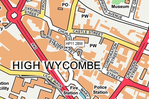 HP11 2BW map - OS OpenMap – Local (Ordnance Survey) HP11 2BW map - OS OpenMap – Local (Ordnance Survey)