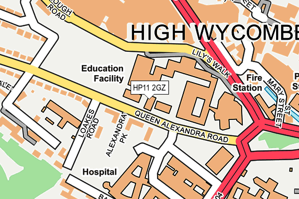 HP11 2GZ map - OS OpenMap – Local (Ordnance Survey) HP11 2GZ map - OS OpenMap – Local (Ordnance Survey)