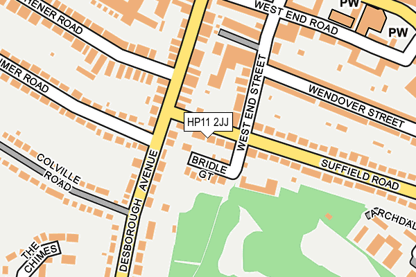 HP11 2JJ map - OS OpenMap – Local (Ordnance Survey) HP11 2JJ map - OS OpenMap – Local (Ordnance Survey)