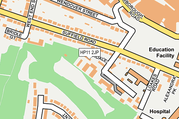 HP11 2JP map - OS OpenMap – Local (Ordnance Survey) HP11 2JP map - OS OpenMap – Local (Ordnance Survey)