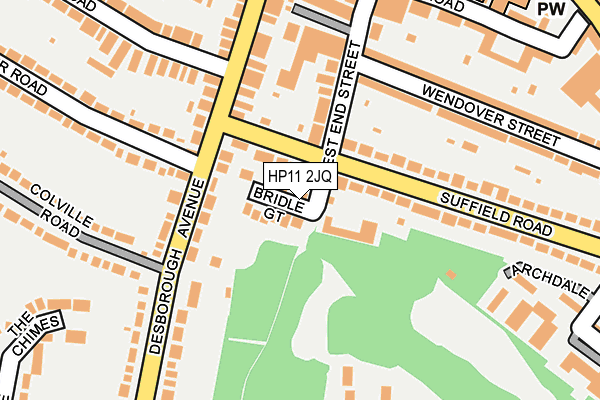 HP11 2JQ map - OS OpenMap – Local (Ordnance Survey) HP11 2JQ map - OS OpenMap – Local (Ordnance Survey)