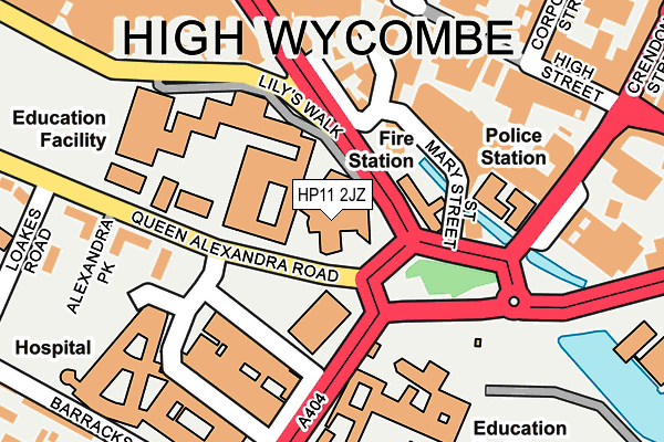 HP11 2JZ map - OS OpenMap – Local (Ordnance Survey) HP11 2JZ map - OS OpenMap – Local (Ordnance Survey)