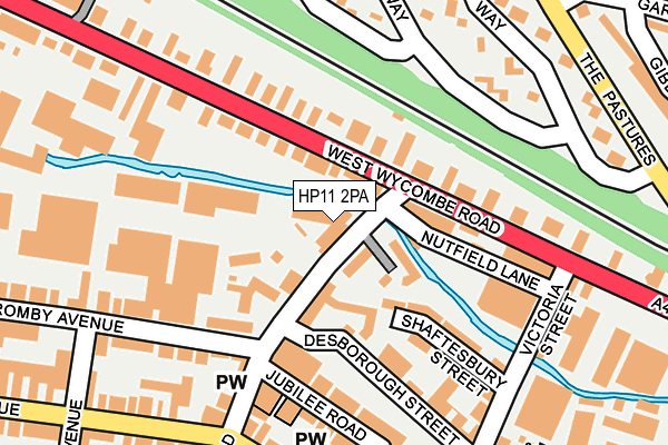 HP11 2PA map - OS OpenMap – Local (Ordnance Survey) HP11 2PA map - OS OpenMap – Local (Ordnance Survey)