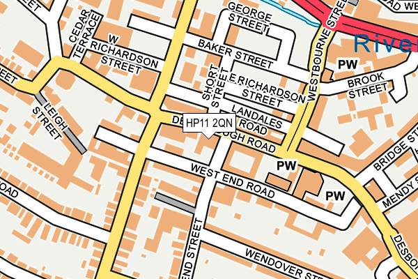 HP11 2QN map - OS OpenMap – Local (Ordnance Survey) HP11 2QN map - OS OpenMap – Local (Ordnance Survey)