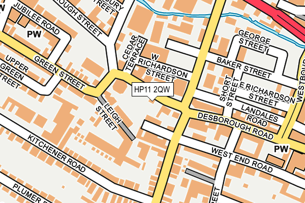 HP11 2QW map - OS OpenMap – Local (Ordnance Survey) HP11 2QW map - OS OpenMap – Local (Ordnance Survey)