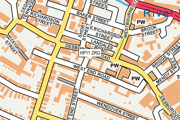 HP11 2RG map - OS OpenMap – Local (Ordnance Survey) HP11 2RG map - OS OpenMap – Local (Ordnance Survey)