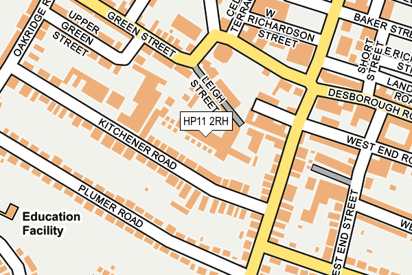 HP11 2RH map - OS OpenMap – Local (Ordnance Survey) HP11 2RH map - OS OpenMap – Local (Ordnance Survey)