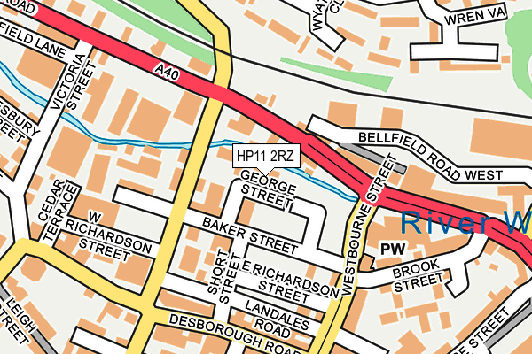 HP11 2RZ map - OS OpenMap – Local (Ordnance Survey) HP11 2RZ map - OS OpenMap – Local (Ordnance Survey)