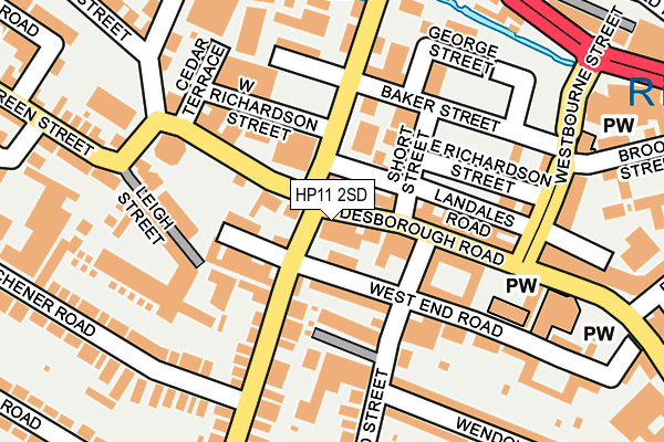 HP11 2SD map - OS OpenMap – Local (Ordnance Survey) HP11 2SD map - OS OpenMap – Local (Ordnance Survey)