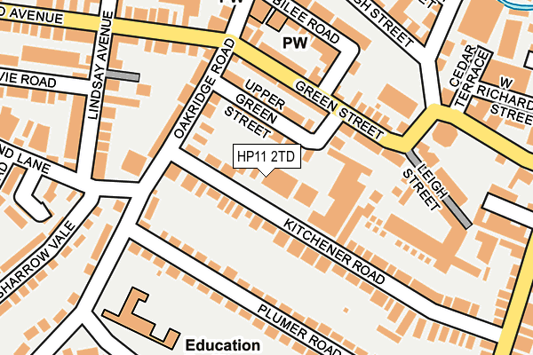 HP11 2TD map - OS OpenMap – Local (Ordnance Survey) HP11 2TD map - OS OpenMap – Local (Ordnance Survey)
